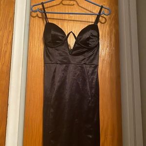 Black classy club dress